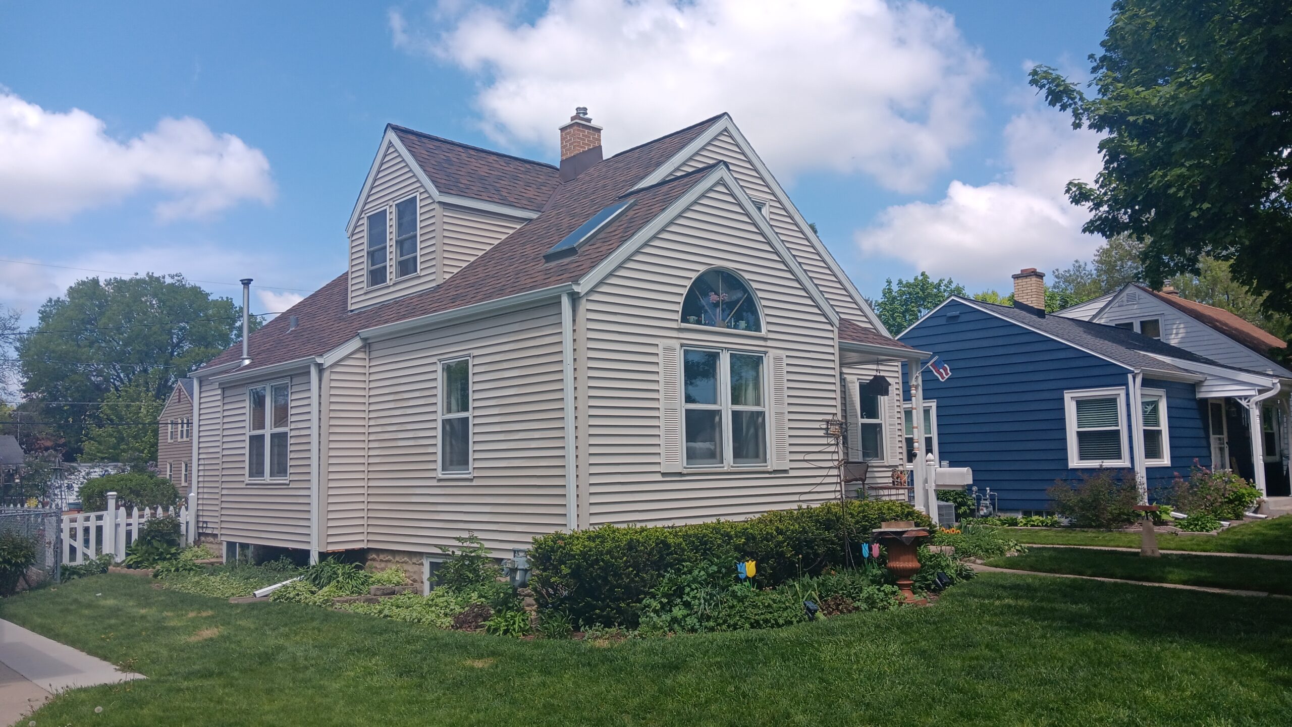 Waukesha roofing services project - after