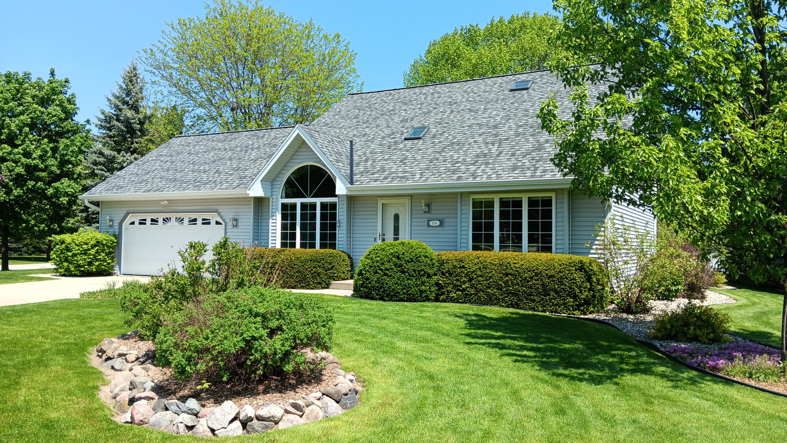 home after franklin roof replacement project