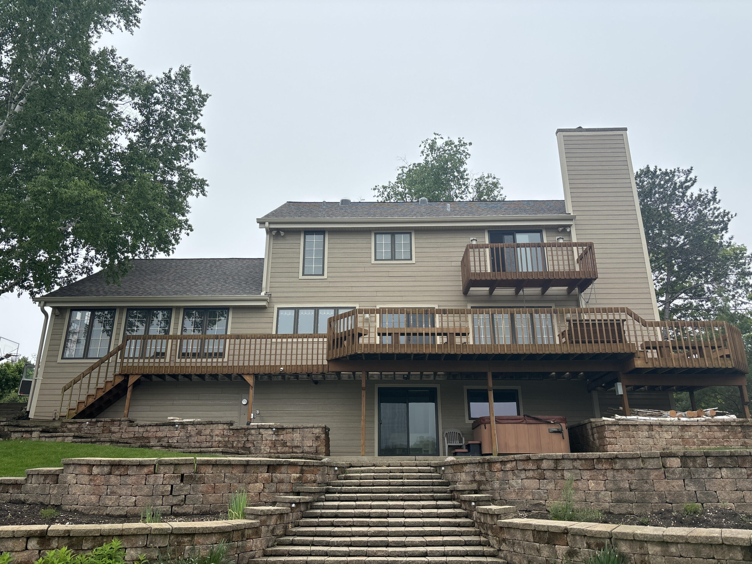 Muskego home with new roof & exterior renovation